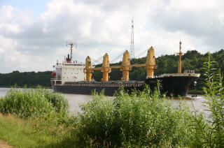 Nord-Ostsee-Kanal, Nähe Hochdonn, in Dithmarschen, Nähe Nordsee